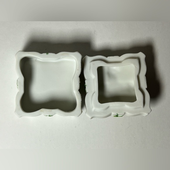 VTG Hand Painted Lefton China Ceramic Floral Gift Trinket Box 02486 - Picture 3 of 14